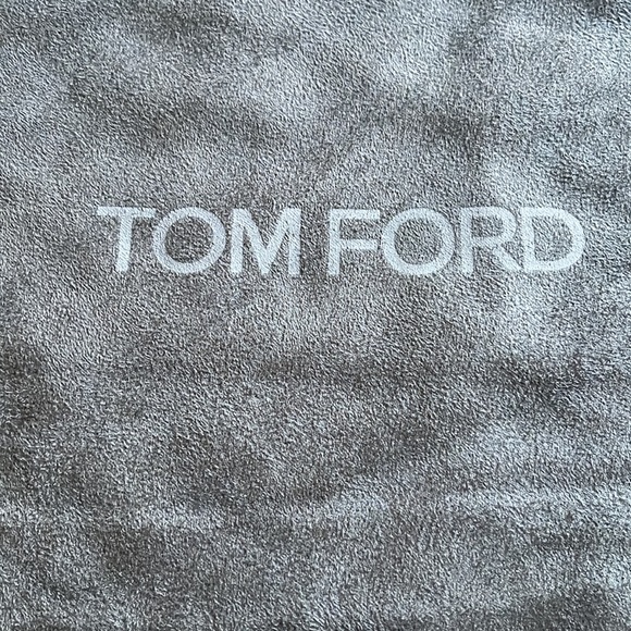 Tom Ford Gray Suede Large Shoe Boot Purse Dust Bag, 14x16.5 - Picture 2 of 7